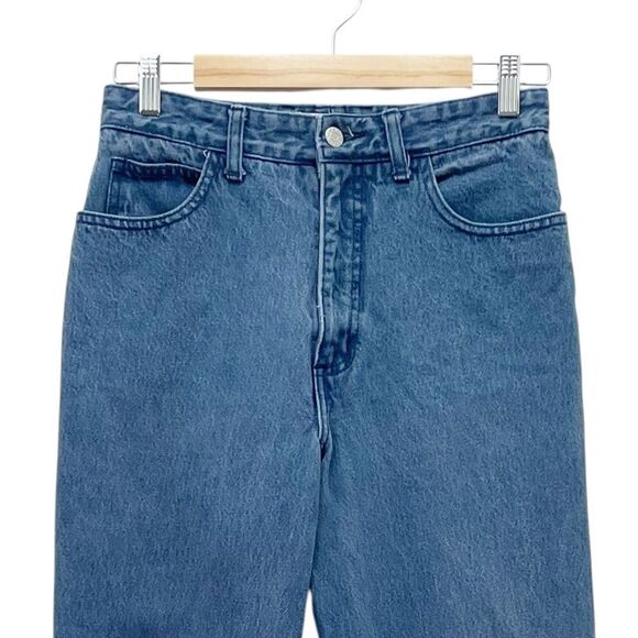 Vintage Guess Jeans High Waist Tapered Ankle Zip Mom Denim USA Made Size 30 | 10 - Picture 5 of 14